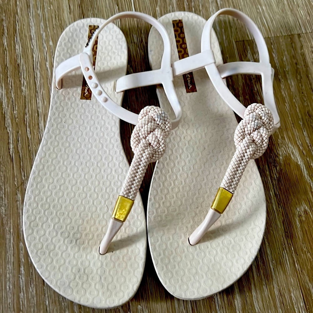 Beige sandals